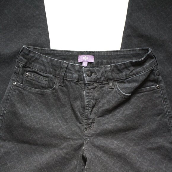 NYDJ Black Skinny Jeans Honey Comb Print S… - Picture 4 of 6